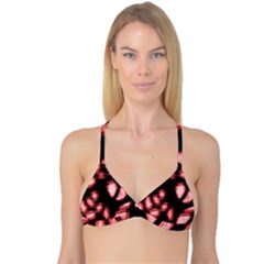 Red Light Reversible Tri Bikini Top by Valentinaart