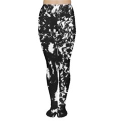Black And White Miracle Women s Tights by Valentinaart