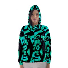 Cyan Design Hooded Wind Breaker (women) by Valentinaart