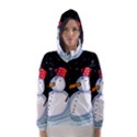 Lonely snowman Hooded Wind Breaker (Women) View1