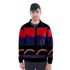 Geometrical Abstraction Wind Breaker (men) by Valentinaart