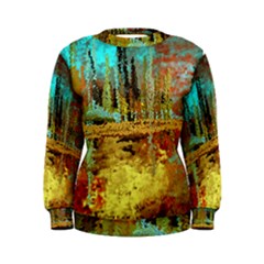 Autumn Landscape Impressionistic Design Women s Sweatshirt by digitaldivadesigns