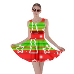 Christmas Pattern Skater Dress by Valentinaart