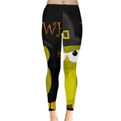 Who Is A Witch? - Yellow Leggings  by Valentinaart