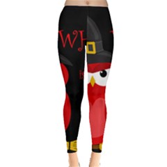 Who Is A Witch? - Red Leggings  by Valentinaart