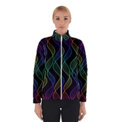 Rainbow Helix Black Winterwear by designworld65