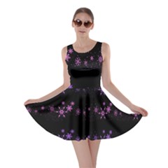 Purple Elegant Xmas Skater Dress by Valentinaart