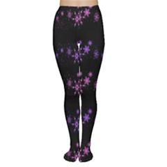 Purple Elegant Xmas Women s Tights by Valentinaart