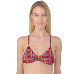 Checkered Design Reversible Tri Bikini Top by GabriellaDavid