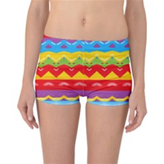 Colorful Waves                   Reversible Boyleg Bikini Bottoms by LalyLauraFLM