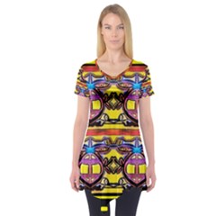 Spirit  Bulgarian Bee Short Sleeve Tunic  by MRTACPANS