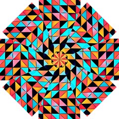 Colorful Abstract Geometric Design Straight Umbrellas by GabriellaDavid