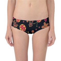 Flowers And Ladybugs 2 Classic Bikini Bottoms by Valentinaart