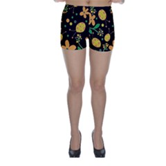 Ladybugs And Flowers 3 Skinny Shorts by Valentinaart