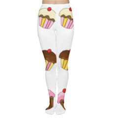 Colorful Cupcakes  Women s Tights by Valentinaart