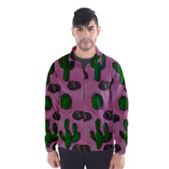 Cactuses 2 Wind Breaker (men) by Valentinaart