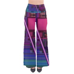 Jewel City, Radiant Rainbow Abstract Urban Pants by DianeClancy