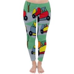 Toy Car Pattern Classic Winter Leggings by Valentinaart