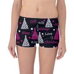 New Year Pattern - Magenta Boyleg Bikini Bottoms by Valentinaart