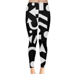 Right Direction Leggings  by Valentinaart