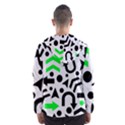 Green right direction  Hooded Wind Breaker (Men) View2