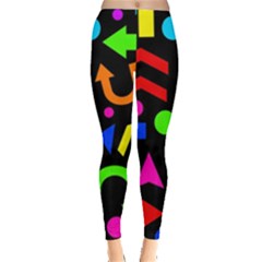 Right Direction - Colorful Leggings  by Valentinaart