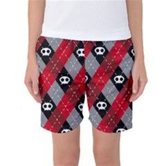 Cute Scull Women s Basketball Shorts by AnjaniArt