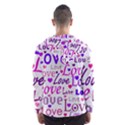 Love pattern Hooded Wind Breaker (Men) View2