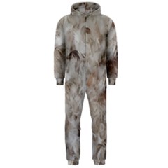 Down Comforter Feathers Goose Duck Feather Photography Hooded Jumpsuit (men)  by yoursparklingshop