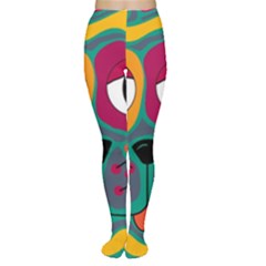 Colorful Cat 2  Women s Tights by Valentinaart