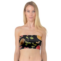Flowers And Birds  Bandeau Top by Valentinaart