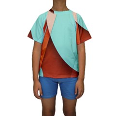 Thumb Lollipop Wallpaper Kids  Short Sleeve Swimwear by AnjaniArt