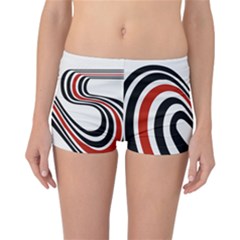 Curving, White Background Reversible Bikini Bottoms by AnjaniArt