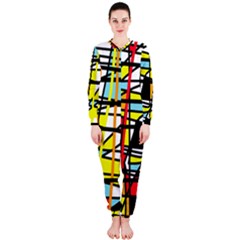 Casual Abstraction Onepiece Jumpsuit (ladies)  by Valentinaart