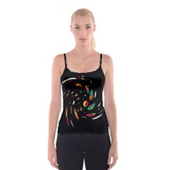 Colorful Twist Spaghetti Strap Top by Valentinaart