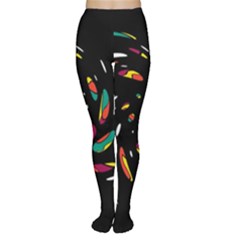 Colorful Twist Women s Tights by Valentinaart