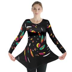 Colorful Twist Long Sleeve Tunic  by Valentinaart