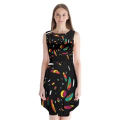 Colorful Twist Sleeveless Chiffon Dress   by Valentinaart