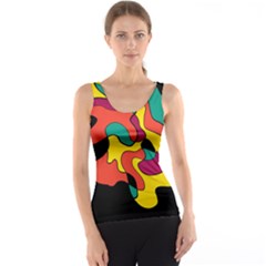 Colorful Spot Tank Top by Valentinaart