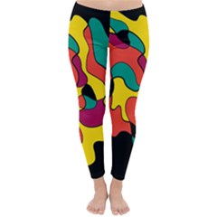 Colorful Spot Classic Winter Leggings by Valentinaart