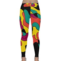 Colorful Spot Classic Yoga Leggings by Valentinaart