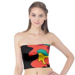 Colorful Spot Tube Top by Valentinaart