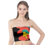 Colorful spot Tube Top