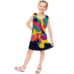 Colorful Spot Kids  Tunic Dress by Valentinaart