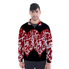 Valentine s Day Design Wind Breaker (men) by Valentinaart