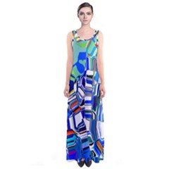 Empire State In Manhattan Sleeveless Maxi Dress by BIBILOVER