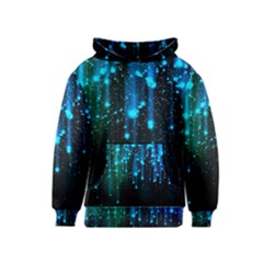 Abstract Stars Falling Wallpapers Hd Kids  Pullover Hoodie by Brittlevirginclothing