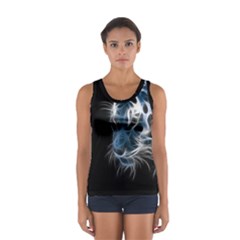 Ghost Tiger Women s Sport Tank Top  by Brittlevirginclothing