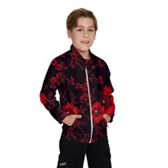 Small Red Roses Wind Breaker (kids) by Brittlevirginclothing