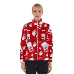 Gentlemen - Red And White Pattern Winterwear by Valentinaart